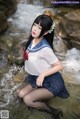 Coser @ 白 烨 Vol.013: 湿身 JK 水下 版 (98 photos)